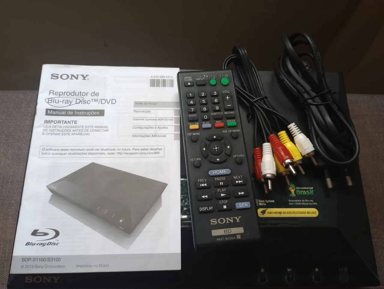 Reprodutor Dvd Blu-ray player MODELO BDP-S1100. LEIA A DESCRIÇÃO!
