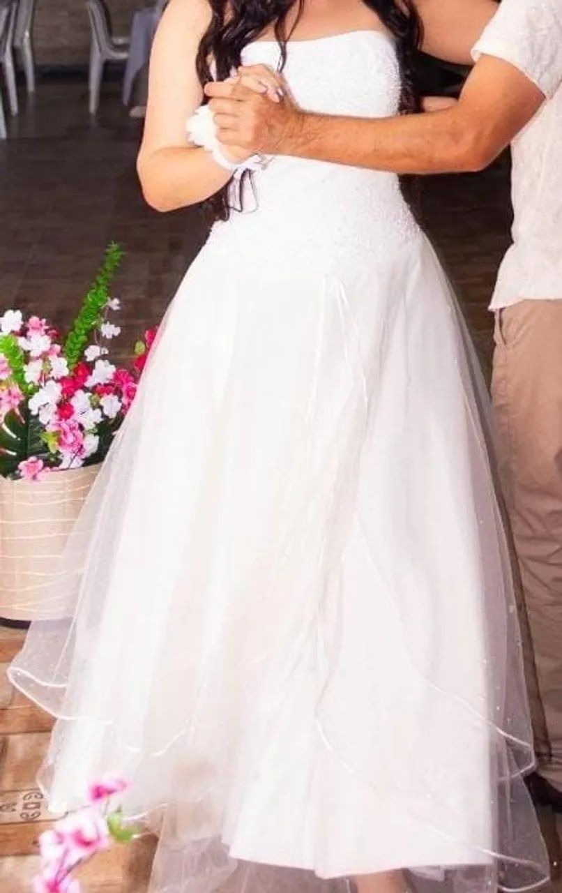 Vestido de noiva ou cartório