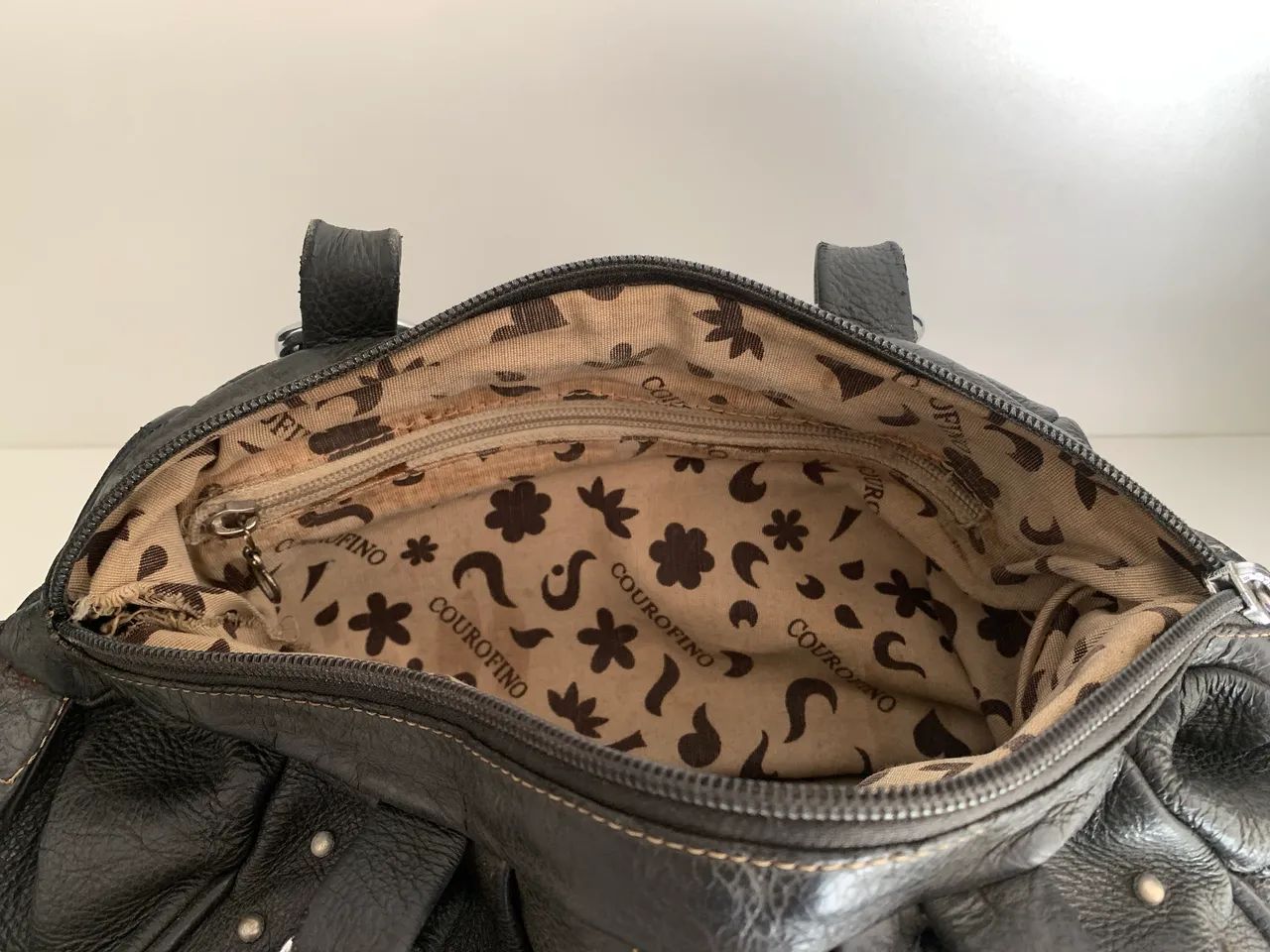 Bolsa couro fino  - Foto 5