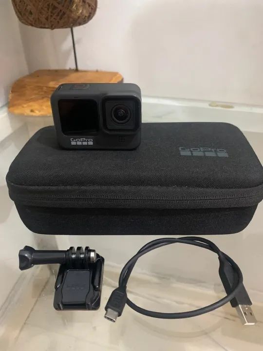 GoPro Hero 9 Black à Prova D?água - Usada 1x