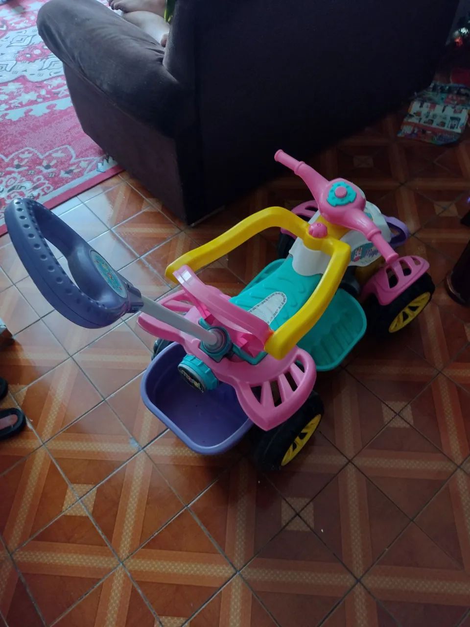 Quadriciclo infantil feminino. - Foto 3