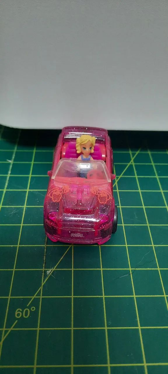 Carro Polly Pocket rosa