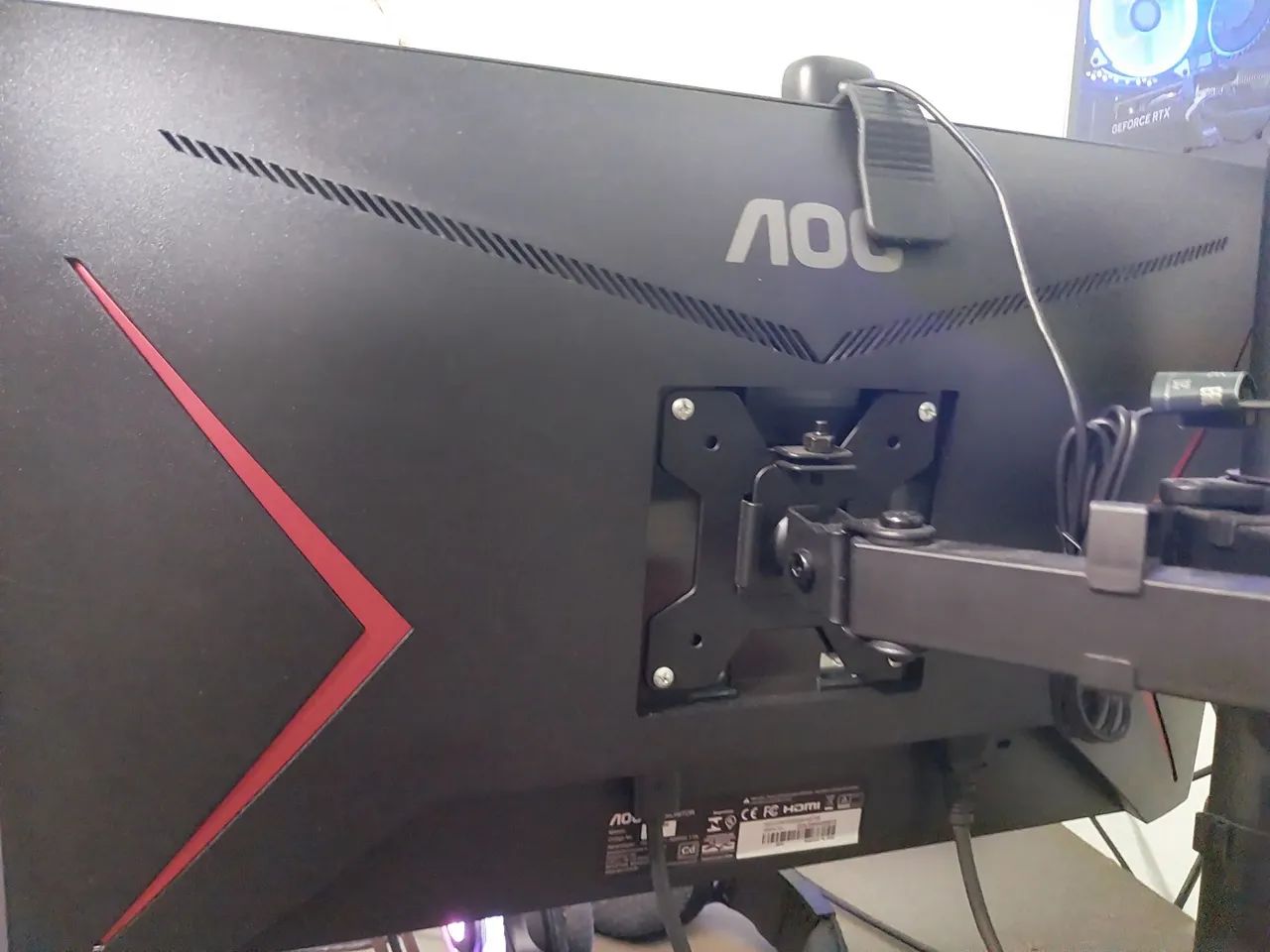 Monitor AOC 24G2SE 24 polegadas Full HD 1.5A - Foto 3
