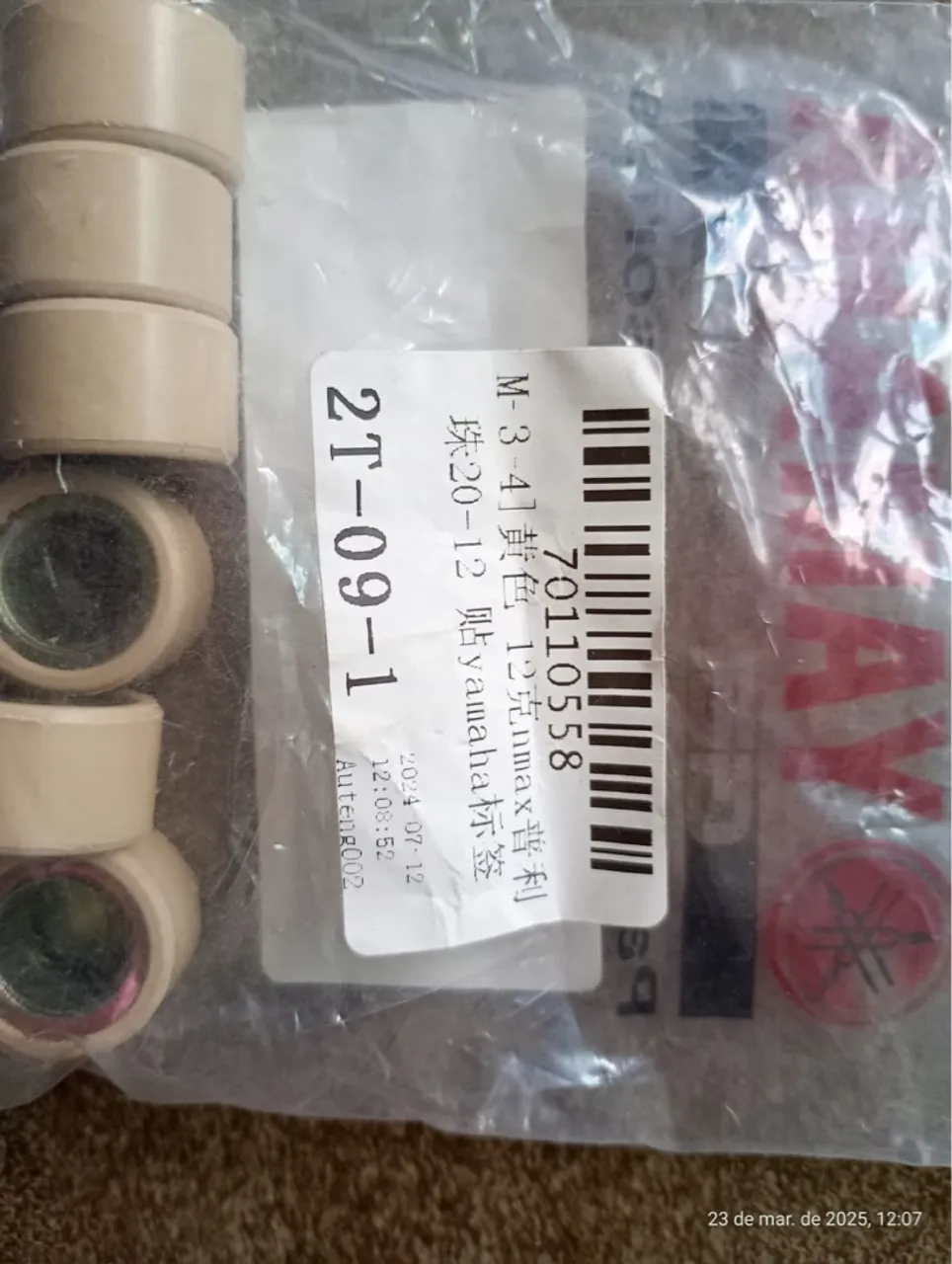 Rolamentos de variador Yamaha NMAX