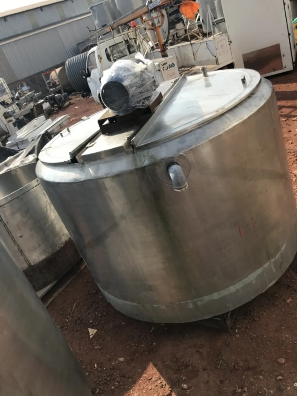 Tanque Misturador Encamisado em Aço inox 2m³