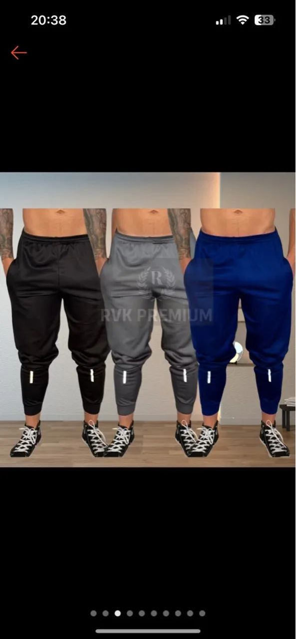 Calças Esportivas RVK Premium - Diversas Cores