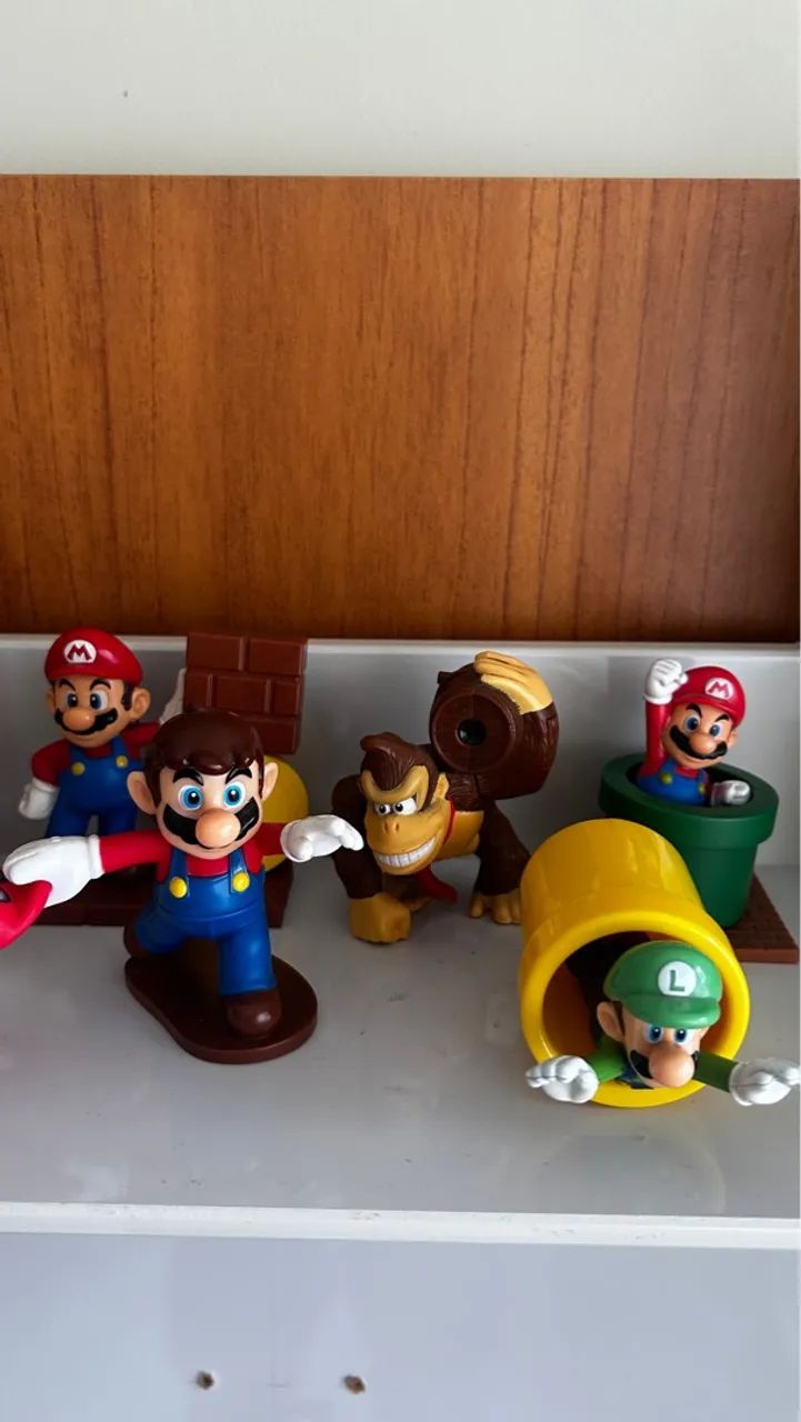 Bonecos Super Mario Bros - Coleção rara da Mc Donalds - Foto 2
