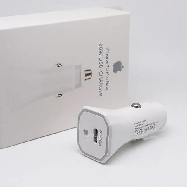 Carregador Para Lightning Tipo C Turbo 20w Veicular - Foto 3
