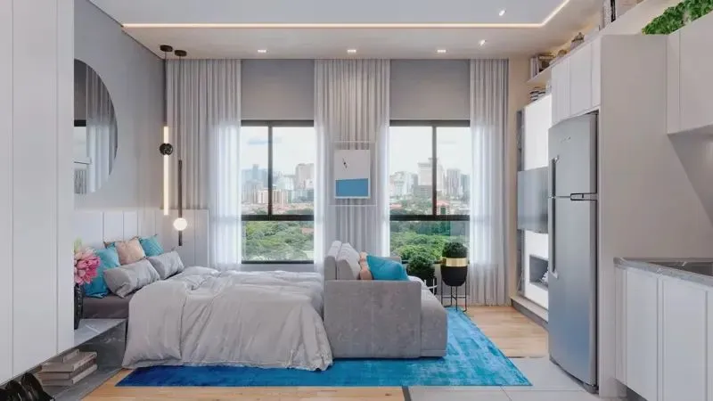 Studio á venda com 1 quarto , com vaga de garagem em Santa Felicidade - Curitiba - PR