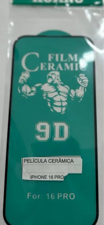 Película de cerâmica IPhone 16 Pro