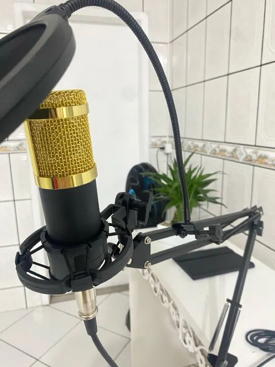 Microfone BM-800 Profissional para Gravação e Streaming - Foto 4