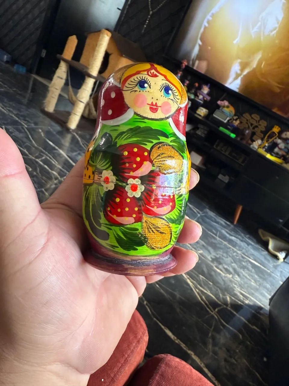 Boneca russa em madeira