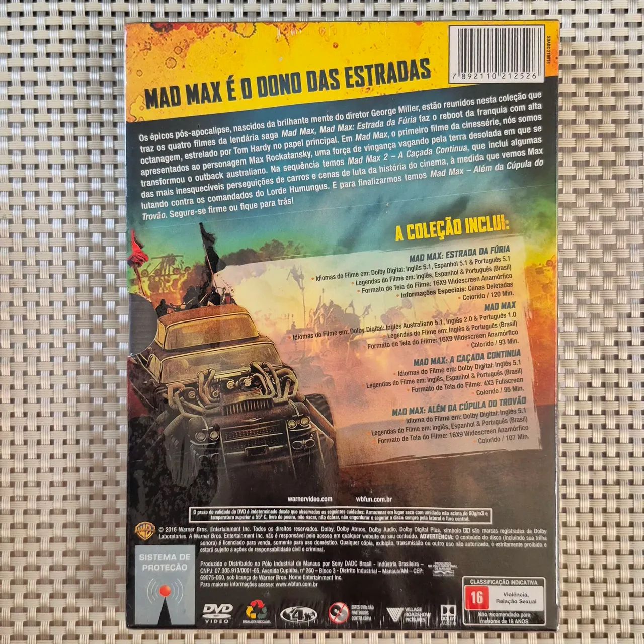 Coletânea Mad Max - Quadrilogia 4 DVDs - Foto 2
