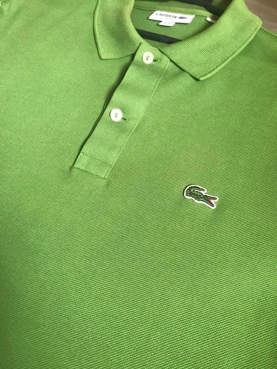 Polo Lacoste Slim Fit Verde - Foto 2