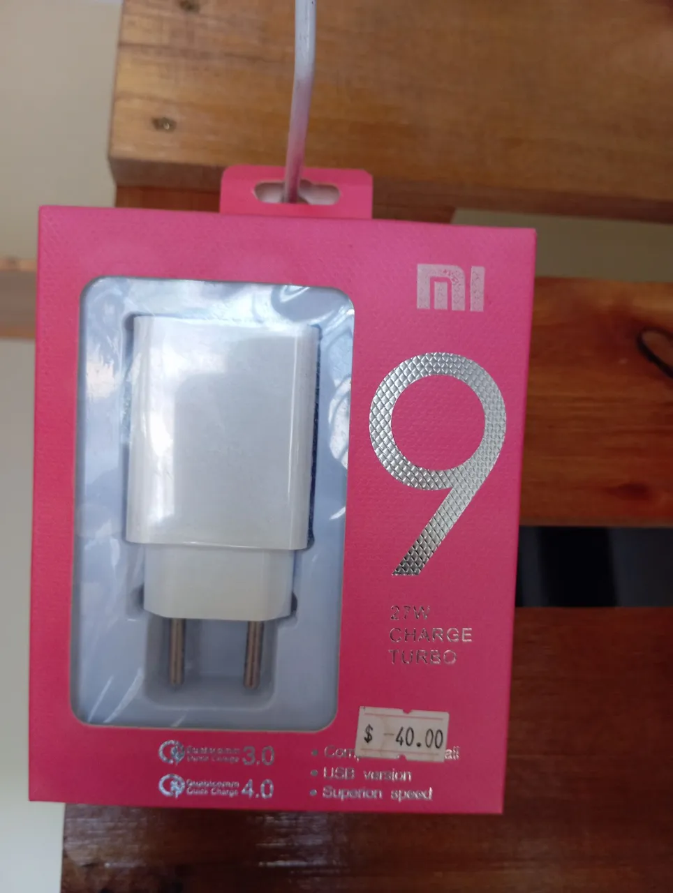 Carregador Xiaomi 9 Turbo 27W - Original