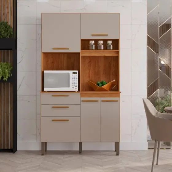 Armário de Cozinha 5 Portas 2 Gavetas DIVIDIMOS EM ATÉ 10X SEM JUROS