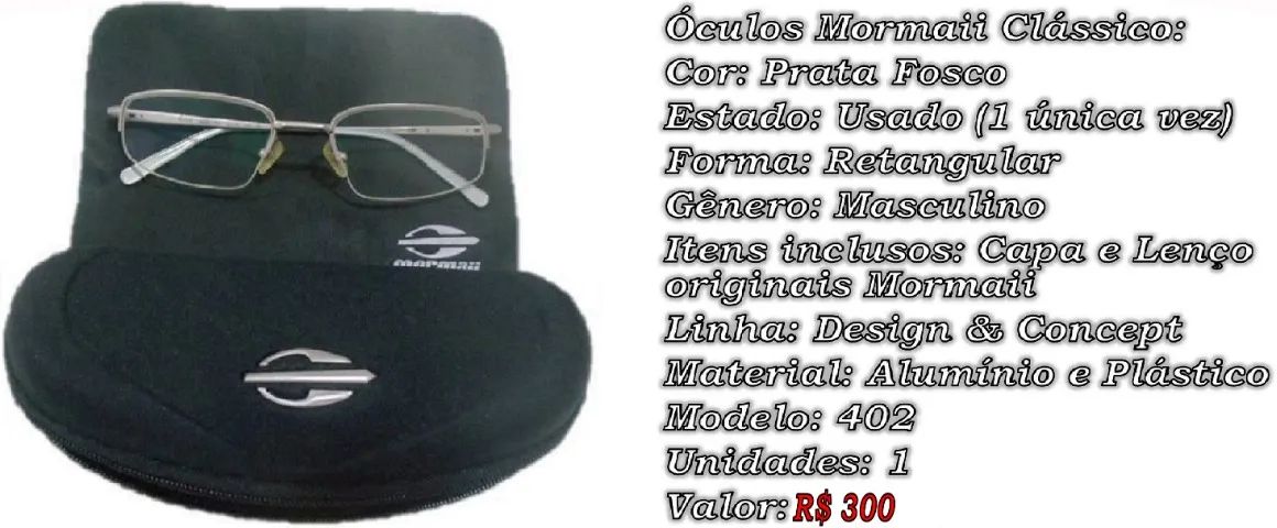 Óculos Mormaii Masculino Usado - Foto 5