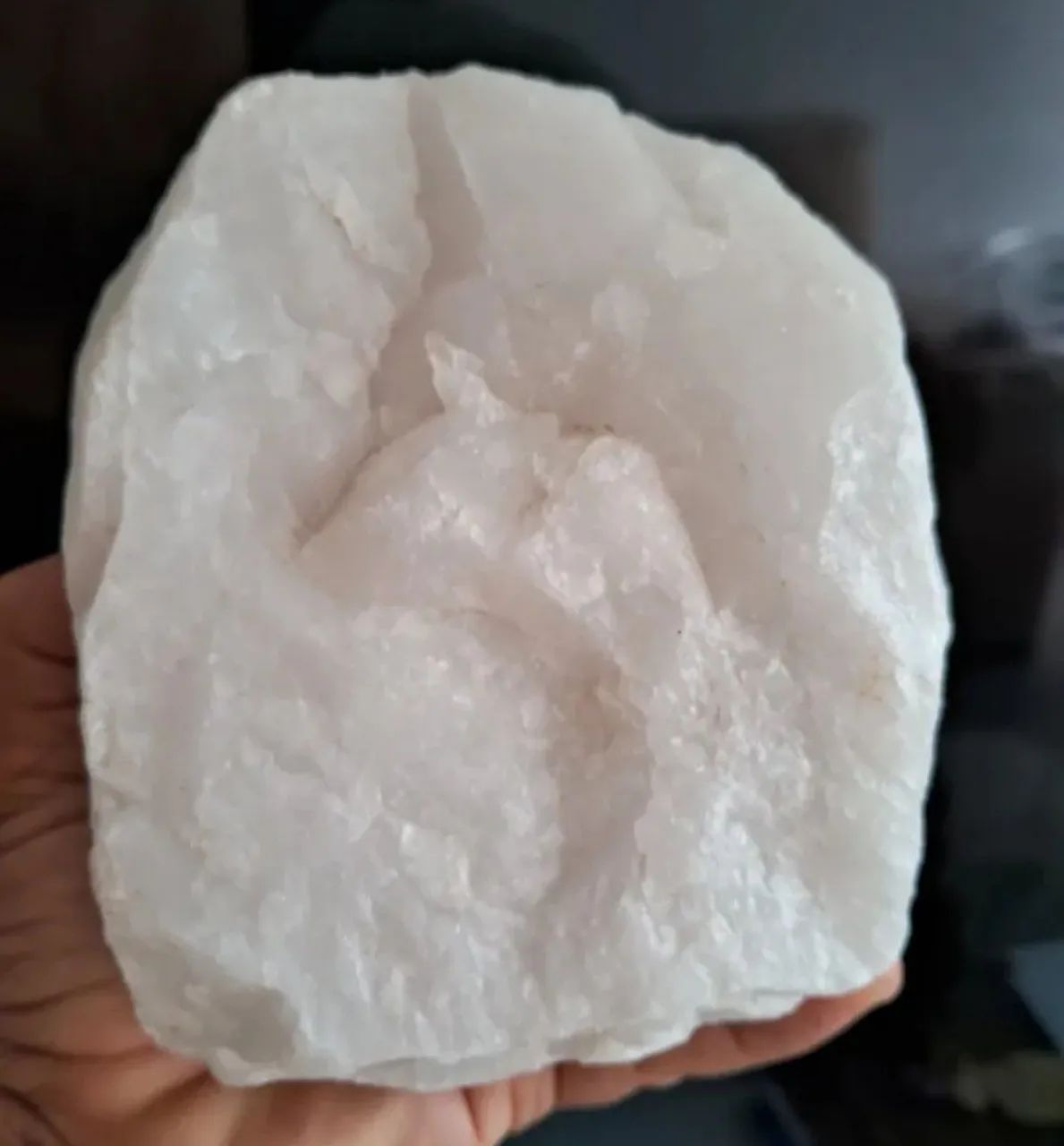 Quartzo Branco Leitoso Com 2,6kg E 13cm - Pedra Da Paz - Foto 2