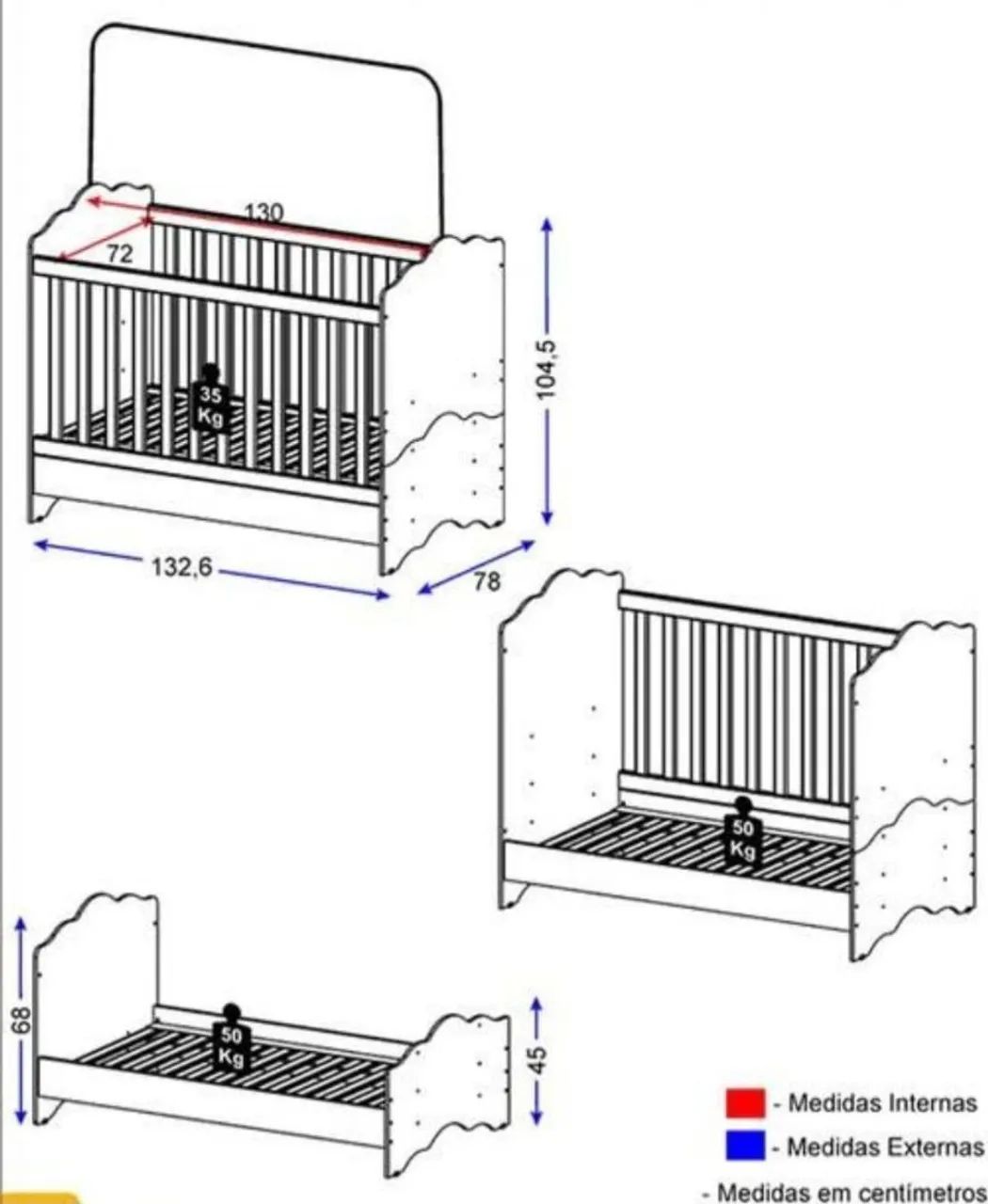 Promoção Berço 3 em 1 - 30/09 - Foto 2