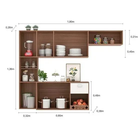 Cozinha Suspensa Mila  - Foto 2