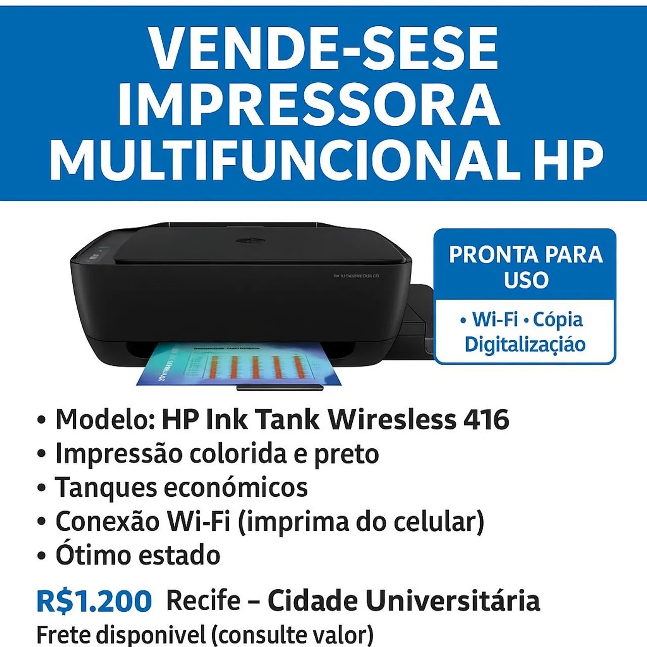 Impressora HP Ink Tank