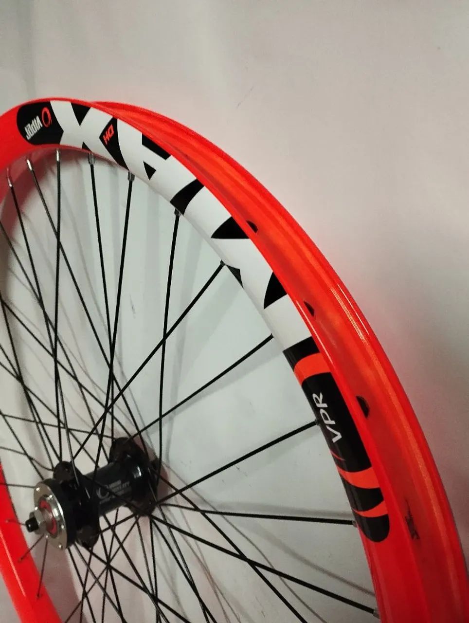 Roda Dianteira Aro 26 Viper Max Disc 36F Laranja Nova - Foto 5