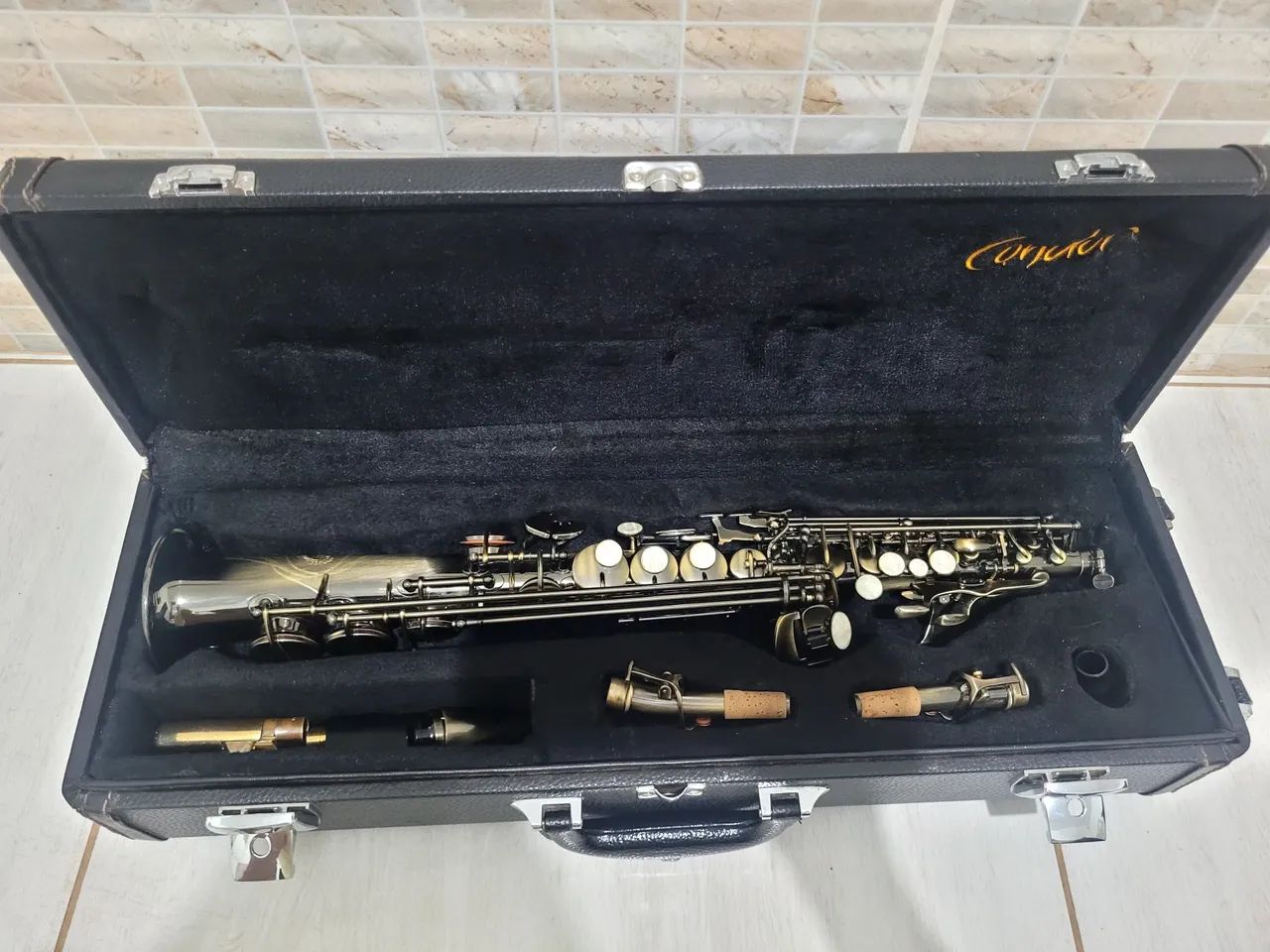 Sax soprano Condor Css42 Excelente Oportunidade vendo Troco