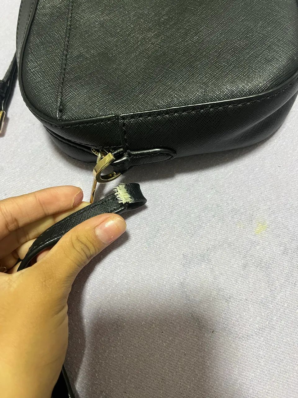 Michael Kors Original - Crossbody Jet Set Preta Couro Saffiano - Foto 2