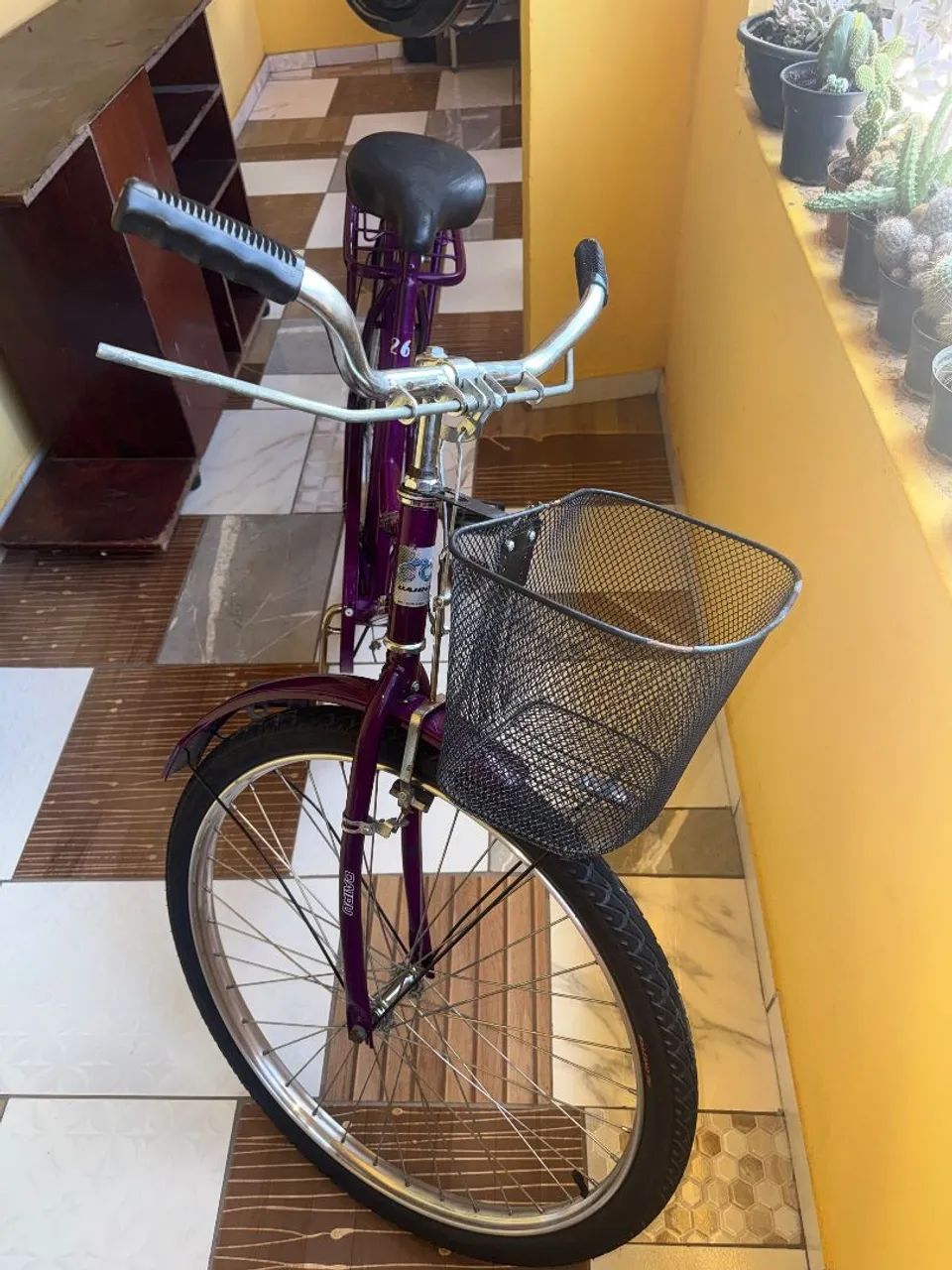 Bicicleta Carguê Malaga Roxa - Foto 2