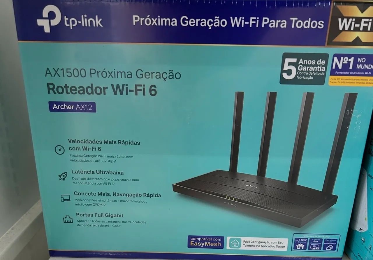 Roteador Wi-Fi 6 TP Link Archer AX12 AX1500 - Foto 3