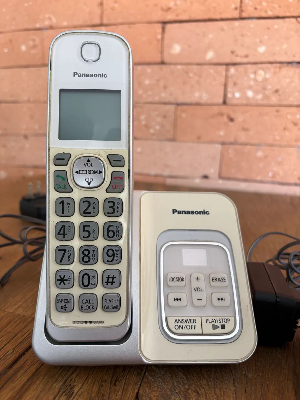 Telefone sem fio triplo Panasonic importado
