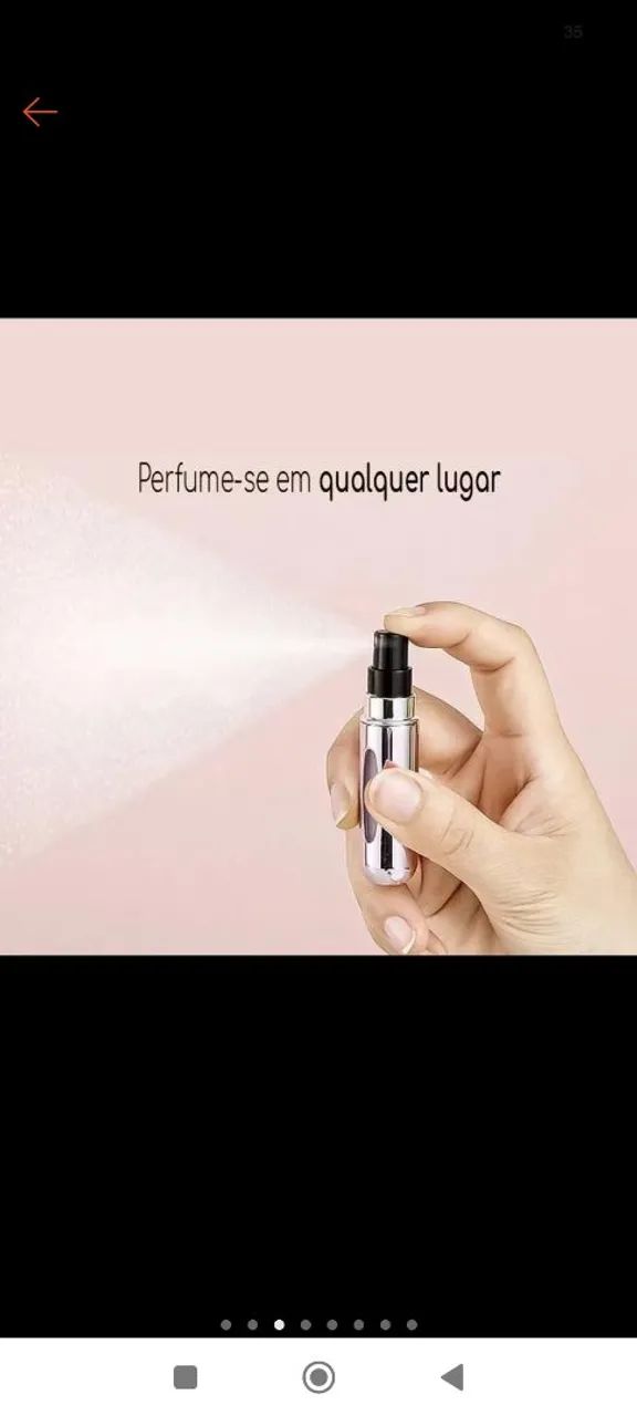 Porta perfume recarregável  - Foto 3