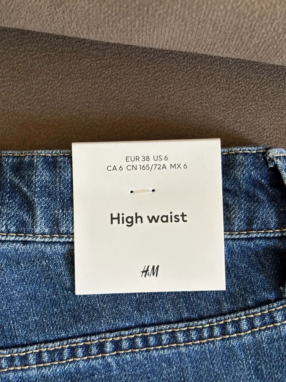 Bermuda Jeans H&M Nova Tamanho 38 - Foto 5