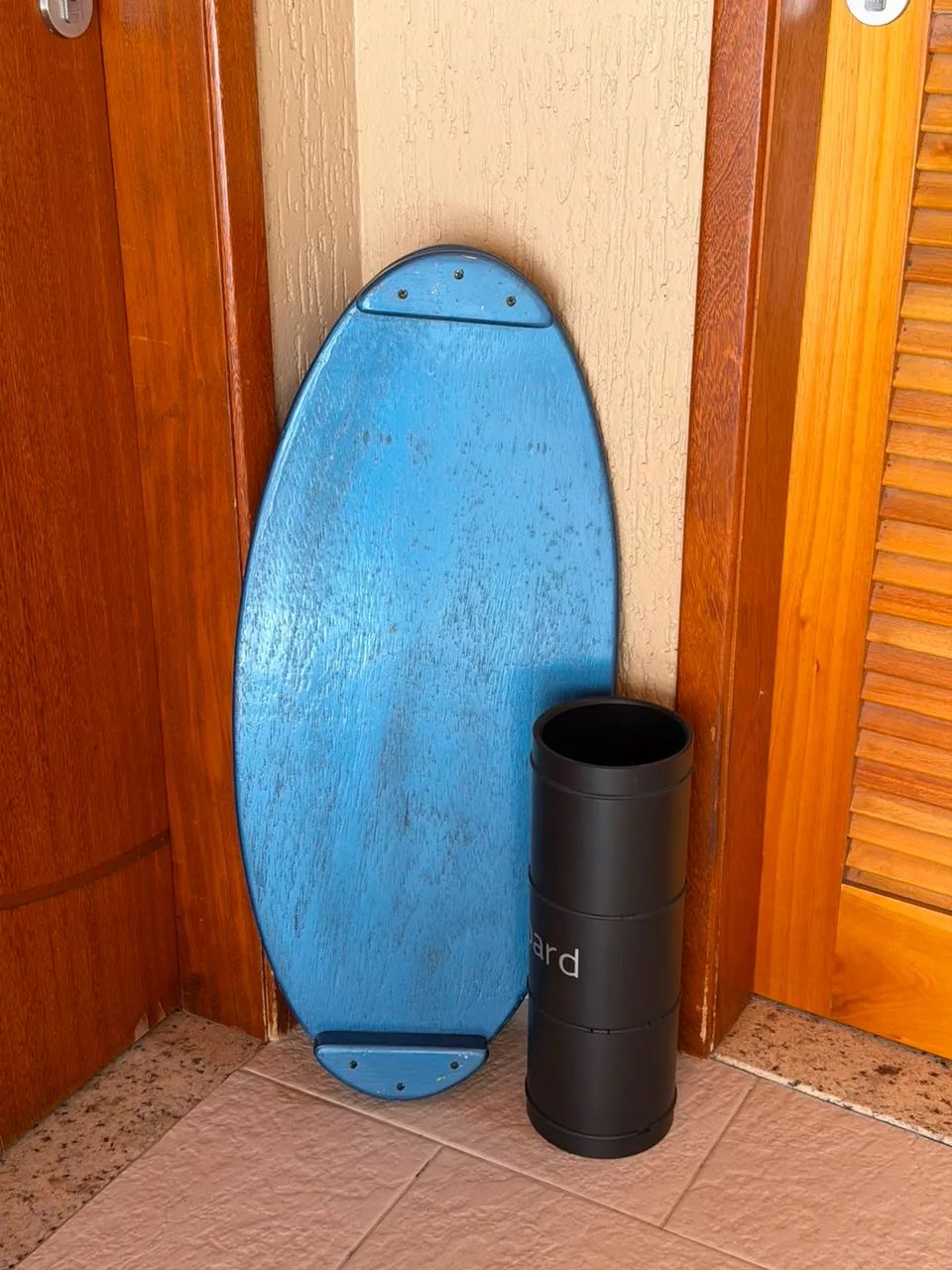 Prancha de Equilíbrio (Balance Board) da marca VibeBoard Brasil, cor Azul. - Foto 3