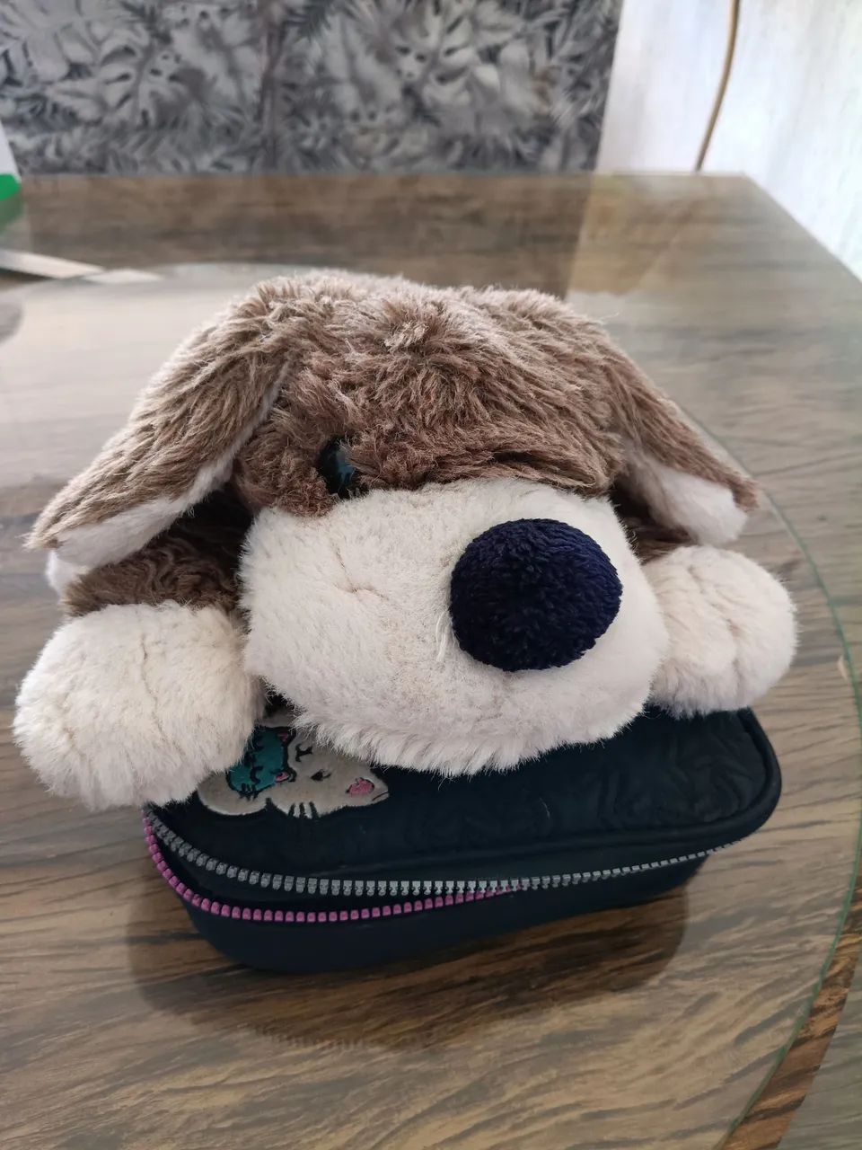 Cachorro pelúcia mônica e marrom - Foto 3