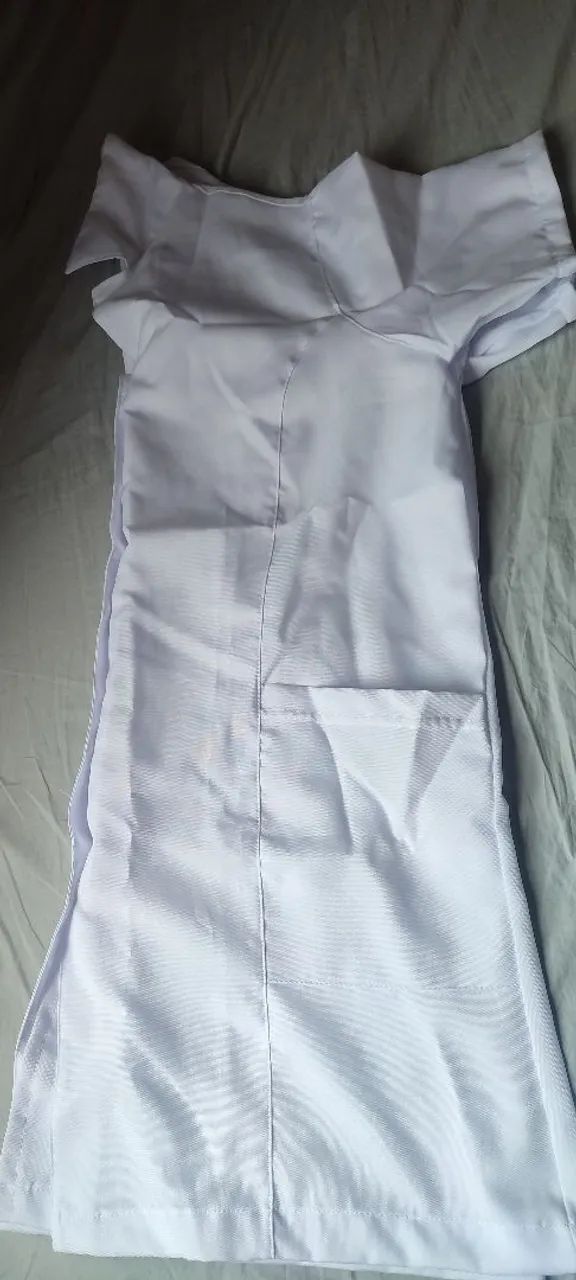 Jaleco feminino branco  - Foto 3
