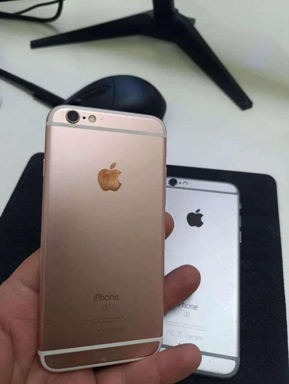 Carcaça iPhone 6s Original + Tela Funcionando + Bateria Nova - Foto 5