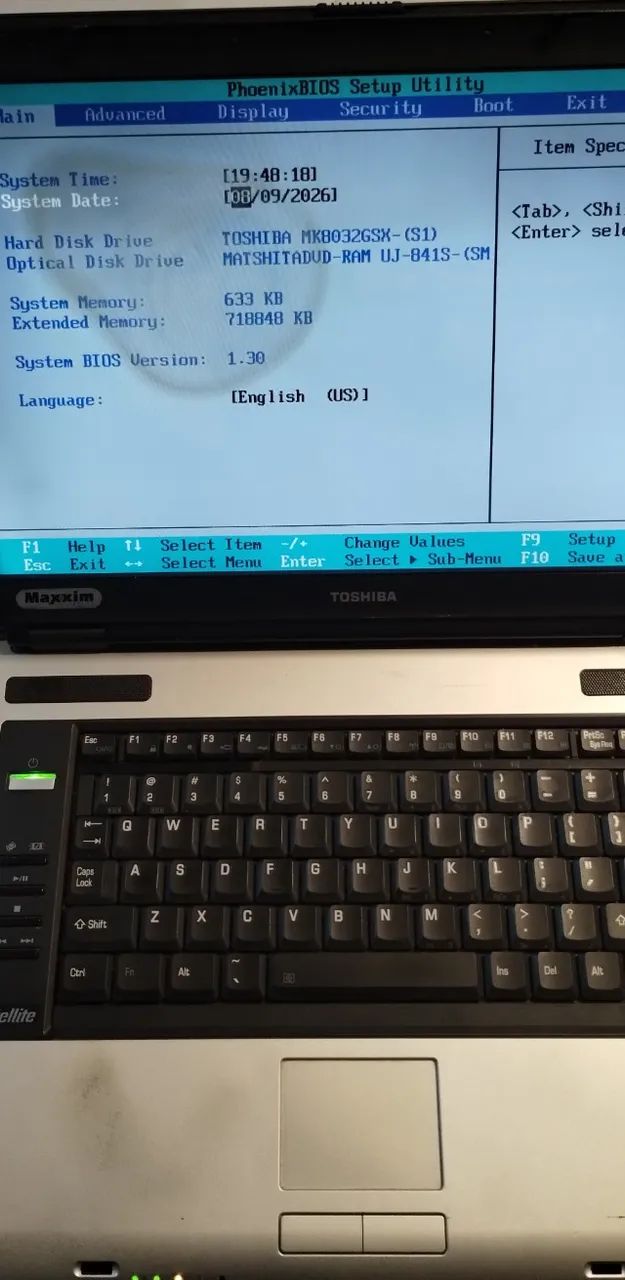 Notebook Toshiba Satellite A105 - Foto 4
