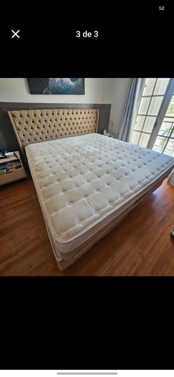 Cama King + Base + Cabeceira  - Foto 3