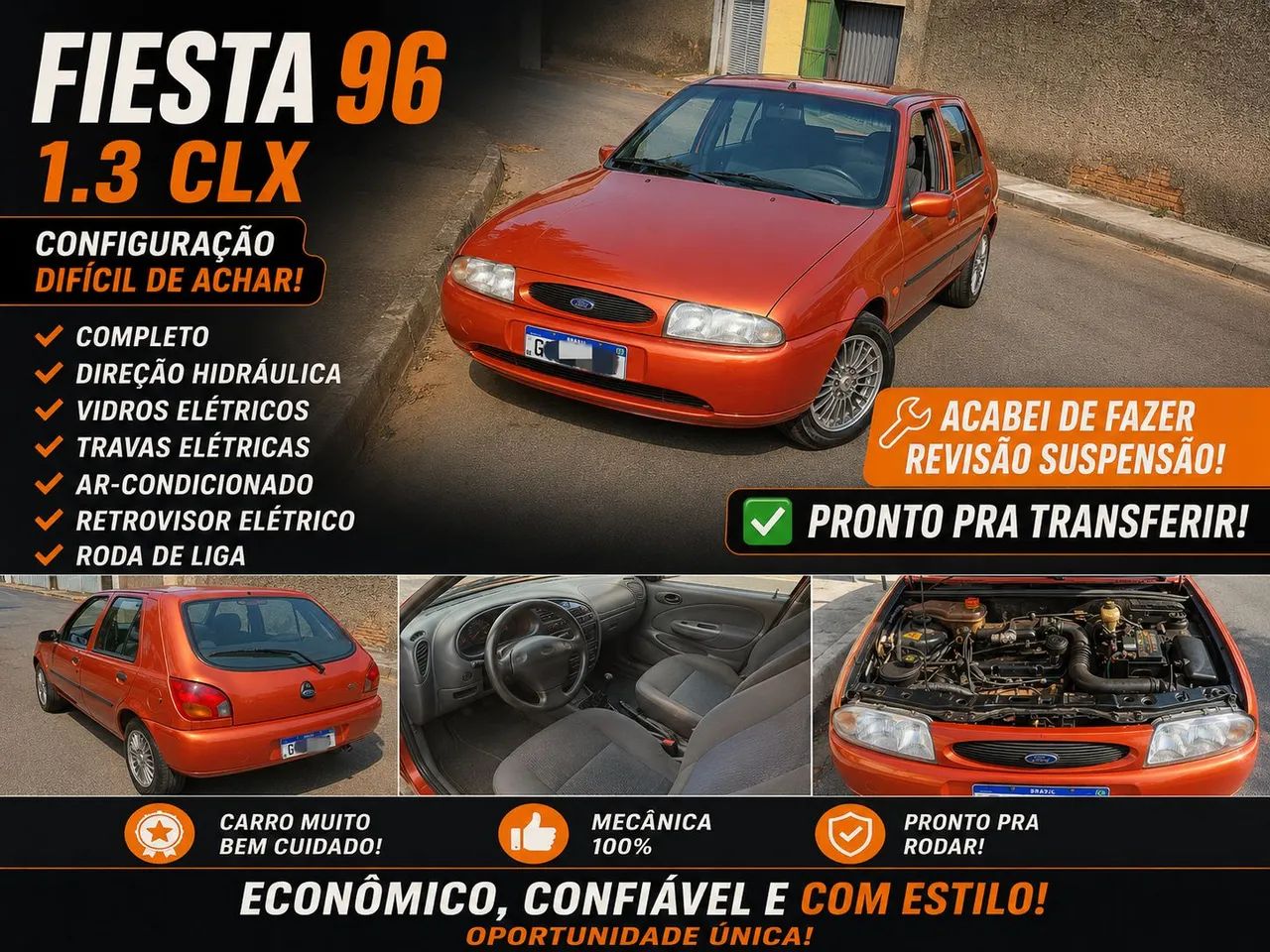 Fiesta 1.3 completo 