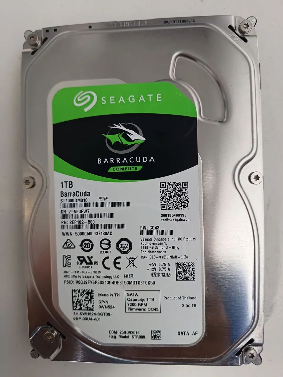Hd seagate 1TB Barracuda cftv dvr nvr cpu  - Foto 4
