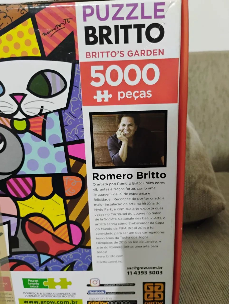 Quebra cabeça Romero Britto (Britto's garden)  - Foto 2