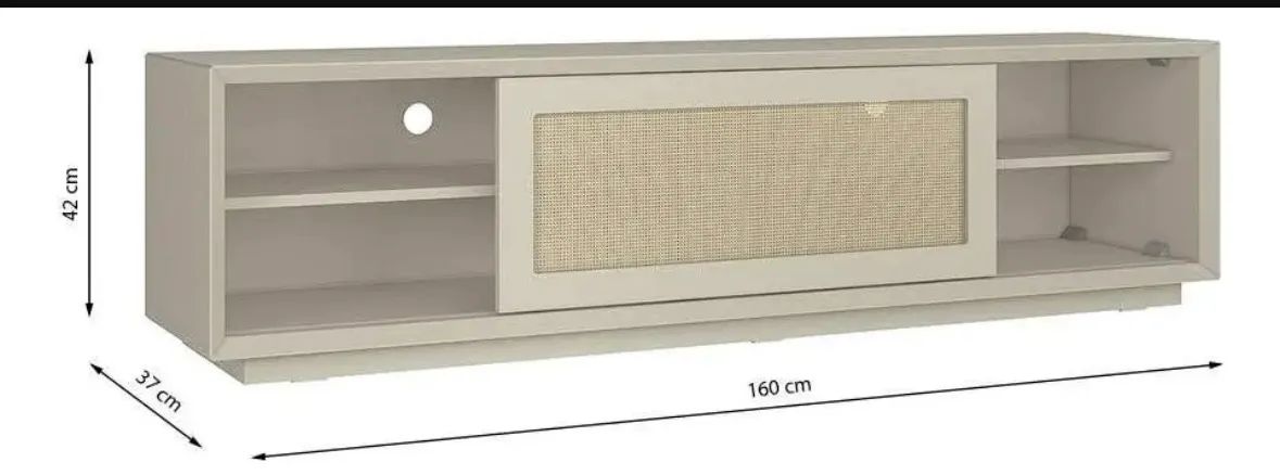 Rack Com Tela Off White 160 Cm - Foto 4