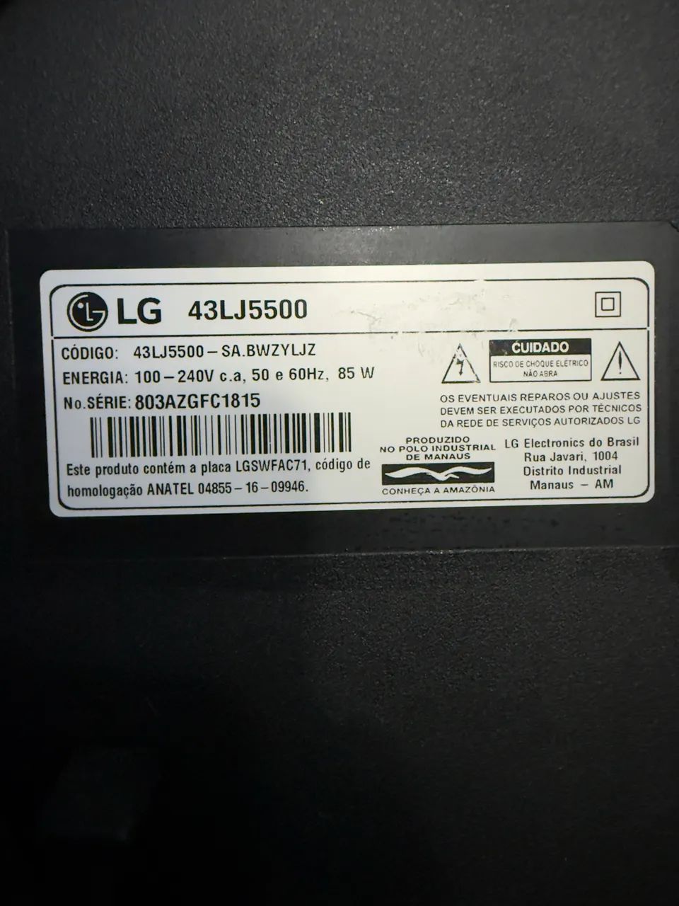 Tv de LED LG de 43 polegadas  - Foto 2