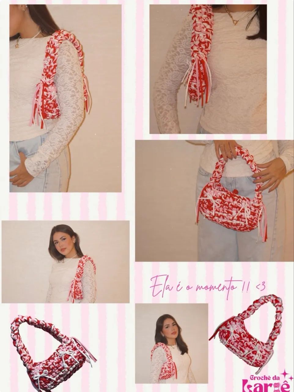 bolsa crochê  - Foto 3
