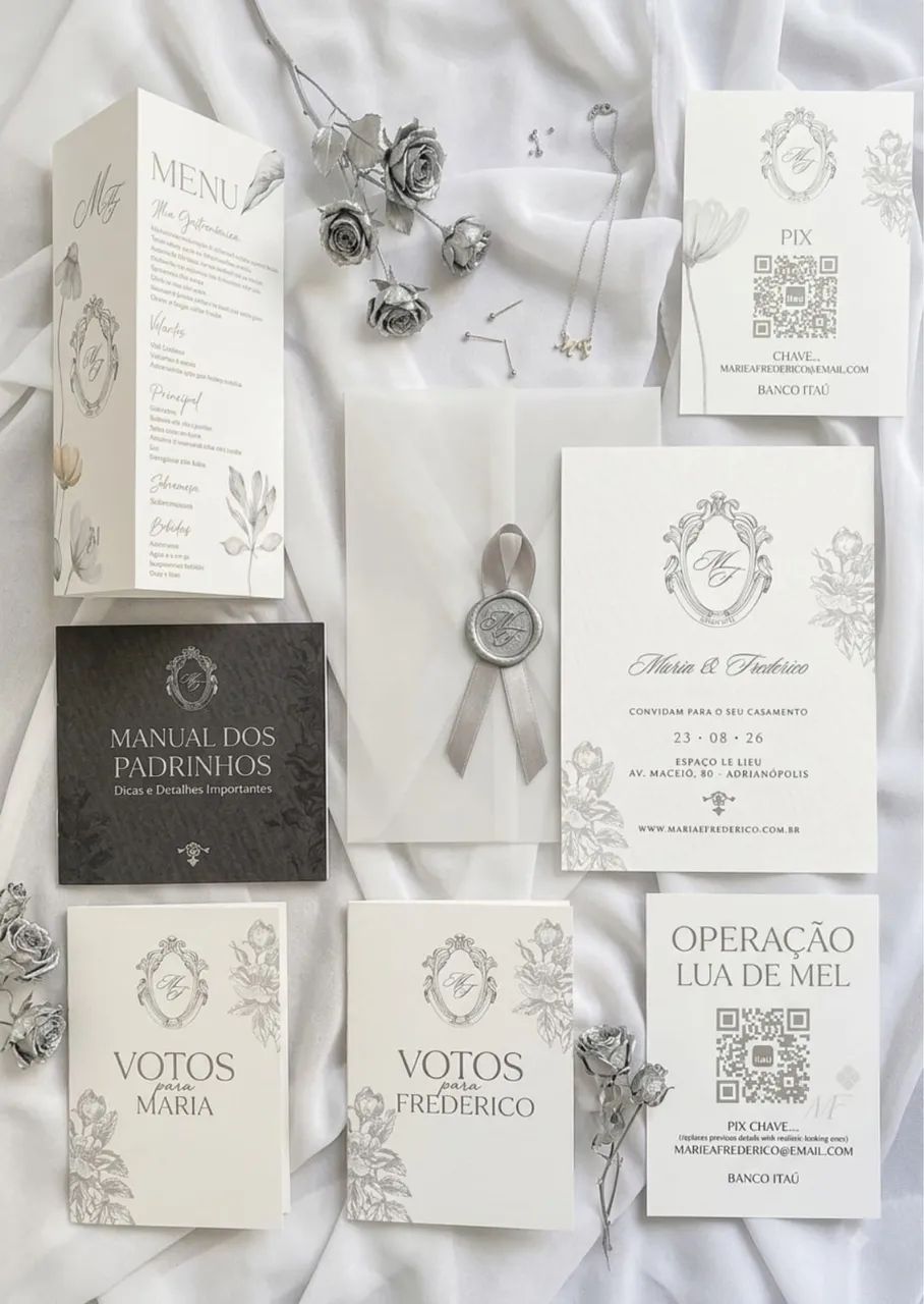 Convites e identidade visual para eventos