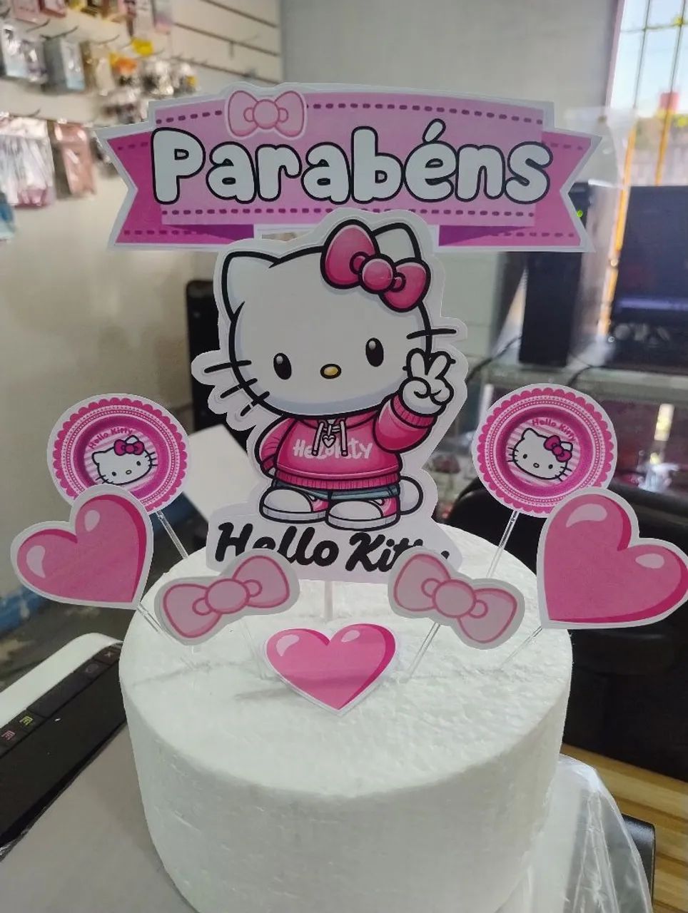 Topper de bolo a pronta entrega