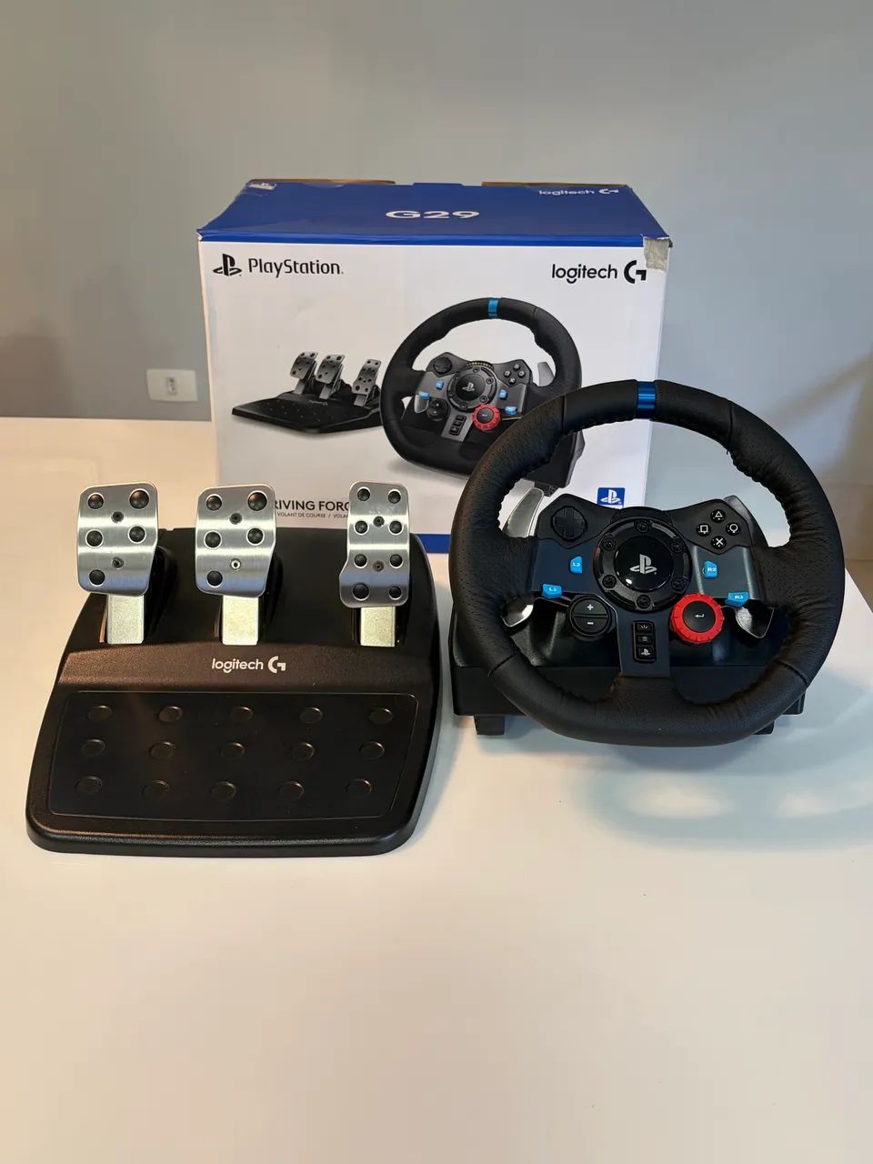 Logitech G29 - PS4, PS5 e Pc - Impecável 