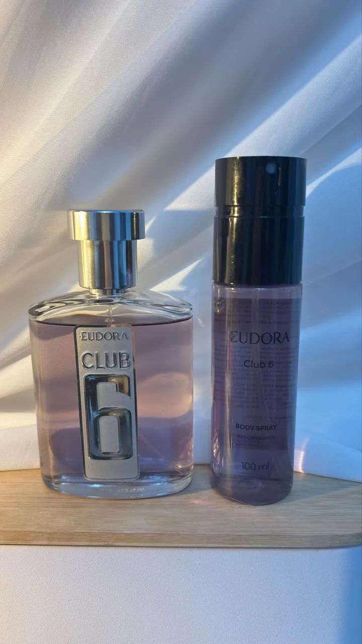Club 6 Eudora perfume e body spray desodorante Conjunto kit 