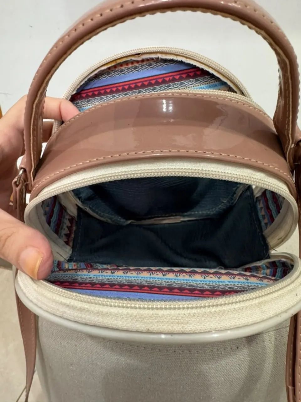 Bolsa Bege Simples  - Foto 3